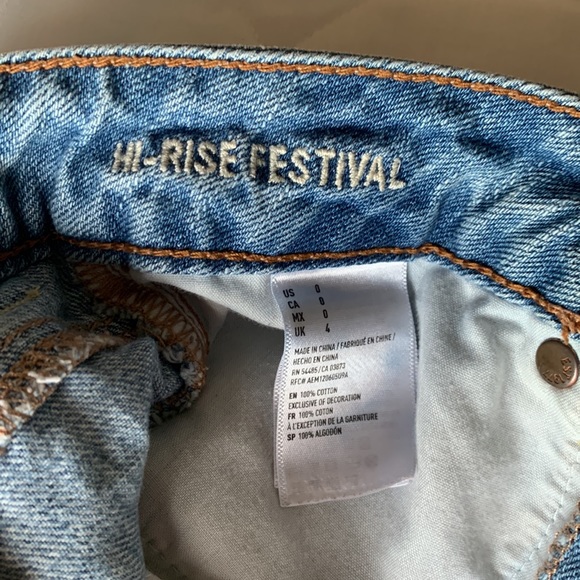 American Eagle Outfitters - Hi-Rise Festival Jean Shorts - Picture 4 of 4